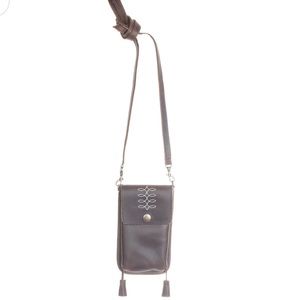 -New Nena and Co Micro Phone Pouch Tabacco Leather